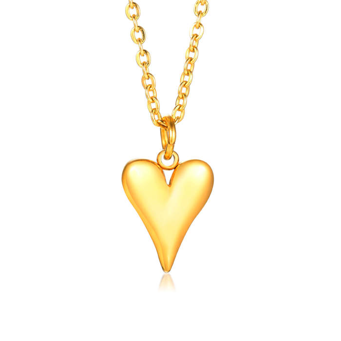 Wholesale Stainless Steel Heart Shape Necklace