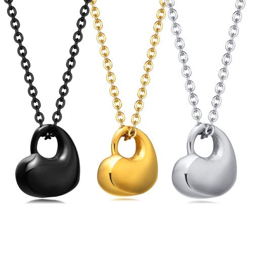 Wholesale Stainless Steel Heart-shaped Urn Pendant