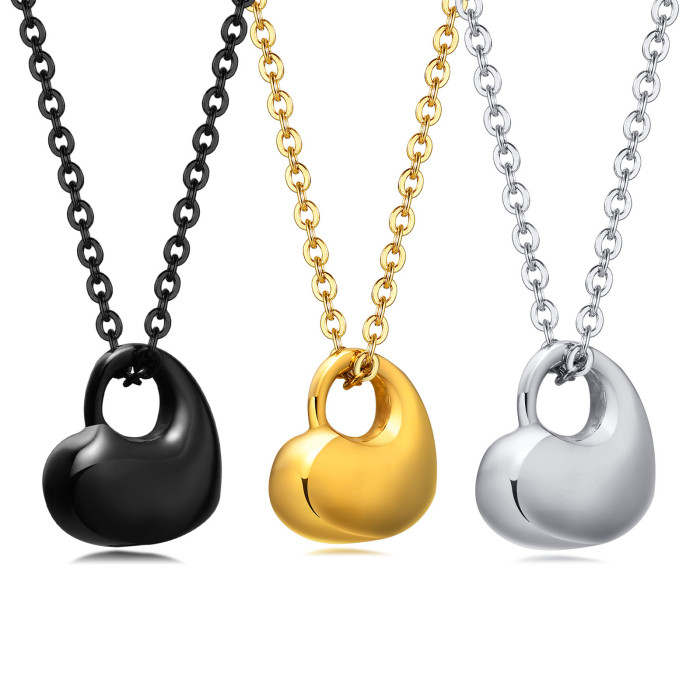 Wholesale Stainless Steel Heart-shaped Urn Pendant
