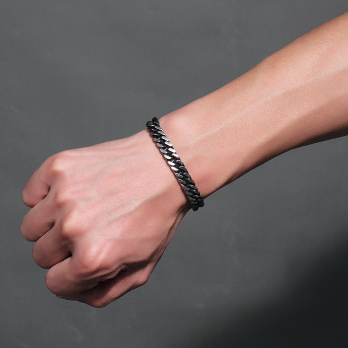holesale Cheap Stainless Steel Mens Ancient Grey Bracelets in Bulk