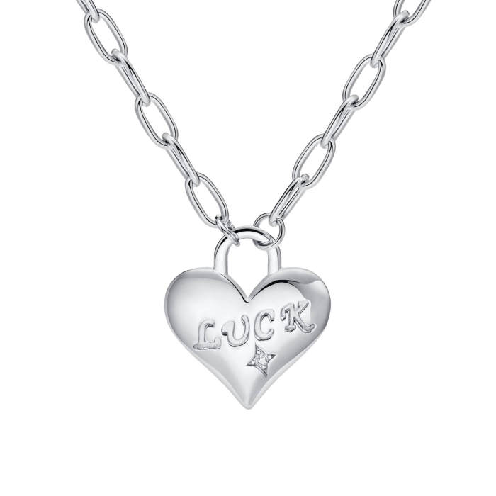 Wholesale Stainless Steel Heart Lock Pendant