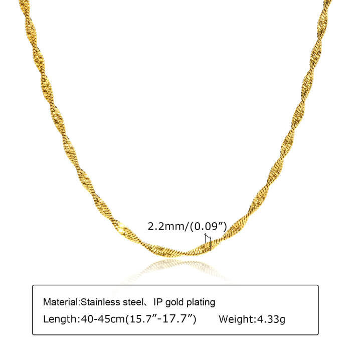 Wholesale Stainless Steel Ins Style Necklace