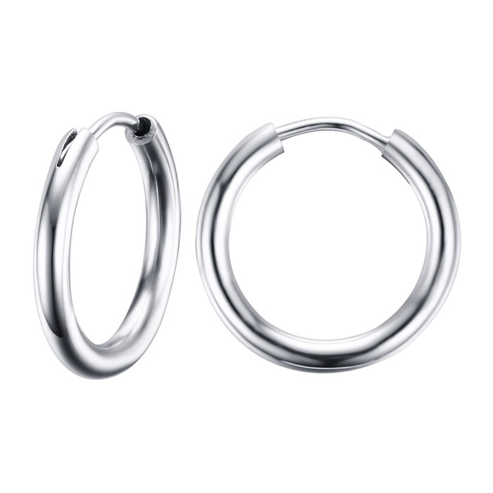 Wholesale Stainless Steel Jewelry Hoop Earrings