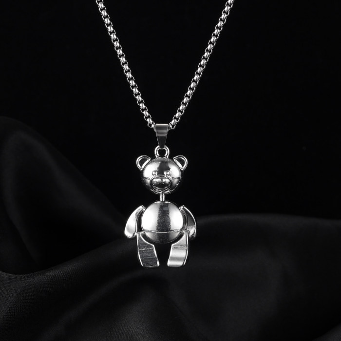 Wholesale Alloy Little Bear Pendant