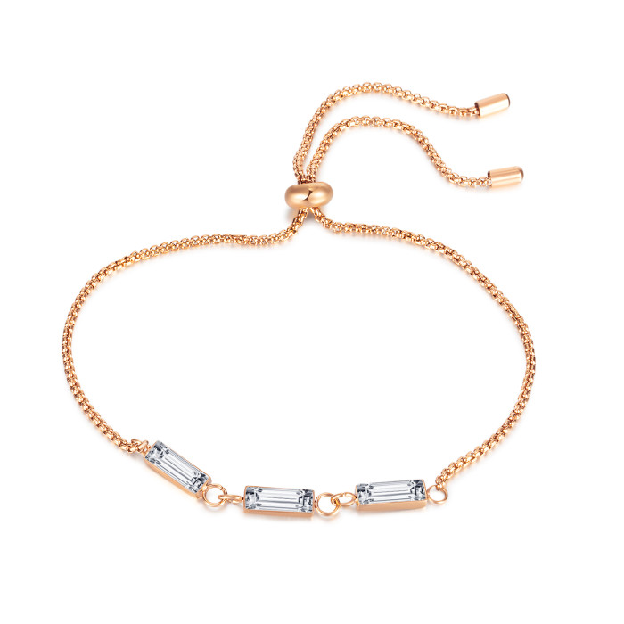 Wholesale Stainless Steel and CZ Bracelet