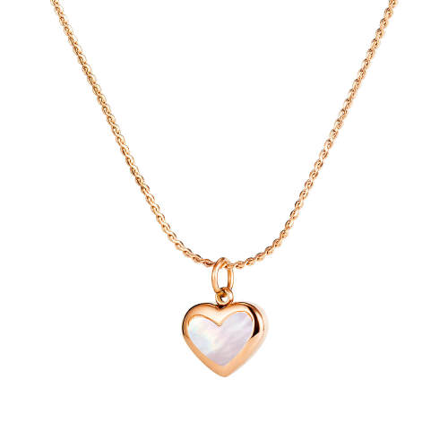 Wholesale Stainless Steel Heart Pendant with Shell