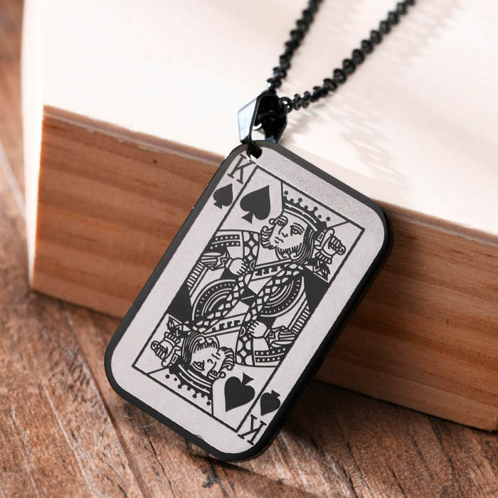 Wholesale Stainless Steel Poker Pendants