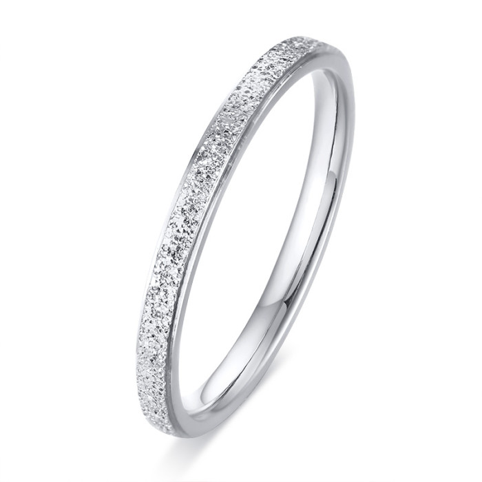 Wholesale 316 Stainless Steel Rings Dull Polish Rose Gold Ring Women Ring