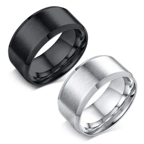 Wholesale Stainless Steel 10mm Mens Ring Band Width