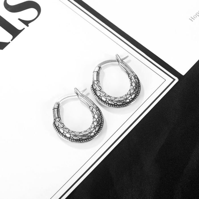 Wholesale Stainless Steel Chunky Hoop Earrings