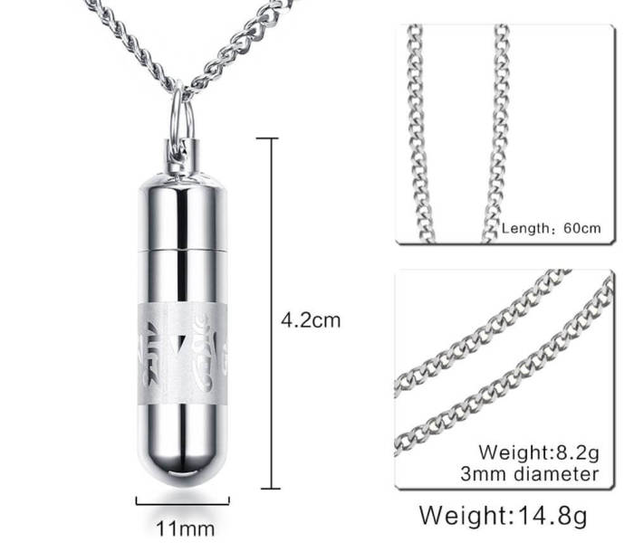 Wholesale Stainless Steel Six Words of Truth Lovers Pendant