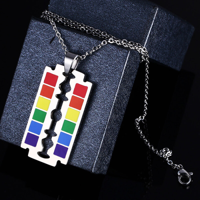 Copy Wholesale Stainless Steel Layered Necklace