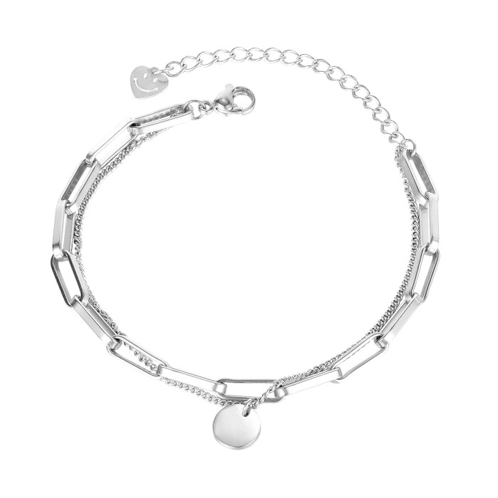 Wholesale Stainless Steel Multilayer Chain Bracelet