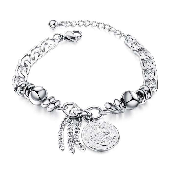 Wholesale Stainless Steel Catholic Bracelets Saints