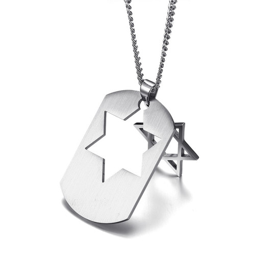Wholesale Stainless Steel Mens Dog Tag Necklace
