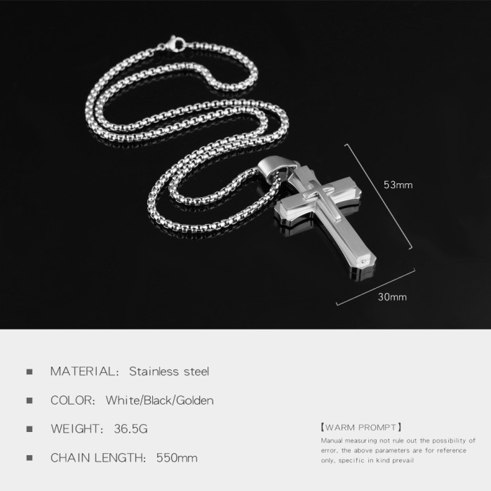 Stainless Steel Religious Cross Jewelry