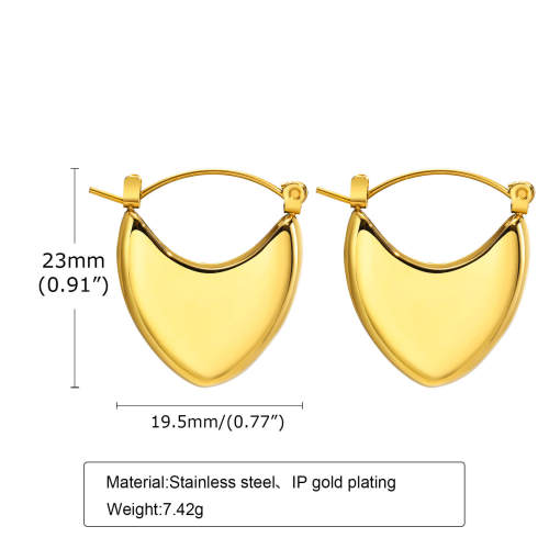 Wholesale Stainless Steel Heart Earrings