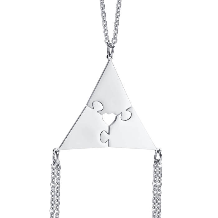 Wholesale Puzzle Stainless Steel Necklace