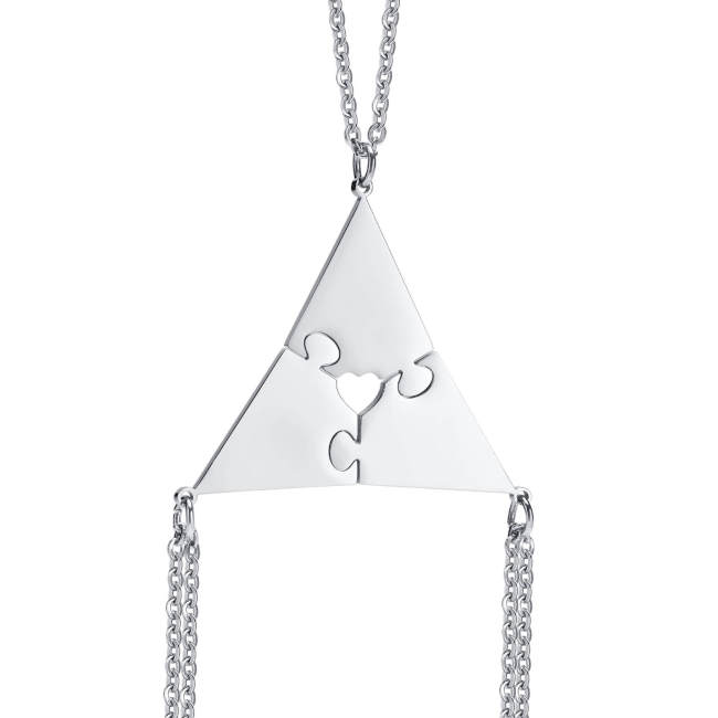 Wholesale Puzzle Stainless Steel Necklace