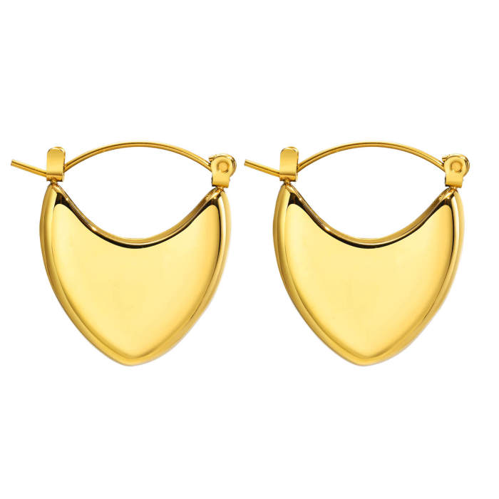 Wholesale Stainless Steel Heart Earrings