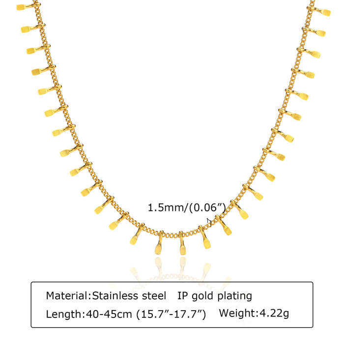 Wholesale Stainless Steel Clavicle Chain Necklace