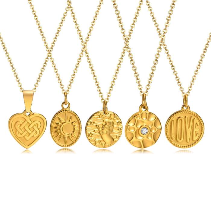 Wholesale Stainless Steel Women Pendant Neckalces