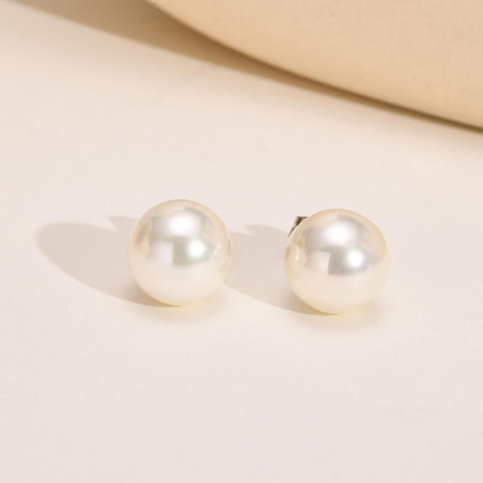 Wholesale 10mm Imitation Pearl Bead Earring