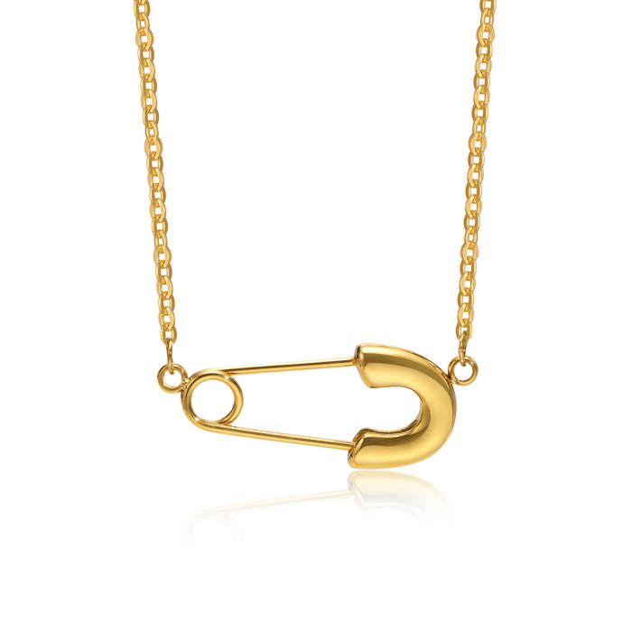 Wholesale Stainless Steel Pin Necklace