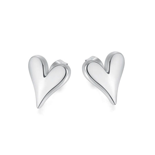 Wholesale Stainless Steel Heart Earrings
