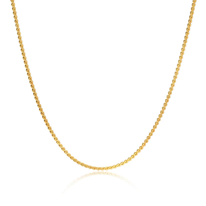 Wholesale Stainess Steel Layered Chain Necklace