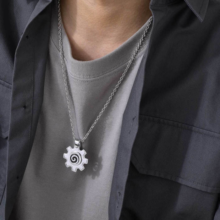 Wholesale Stainless Steel Gear Pendant