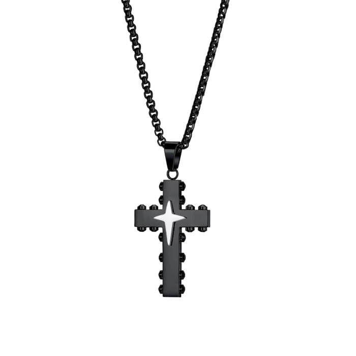 Wholesale Mens Cross Pendant Stainless Steel