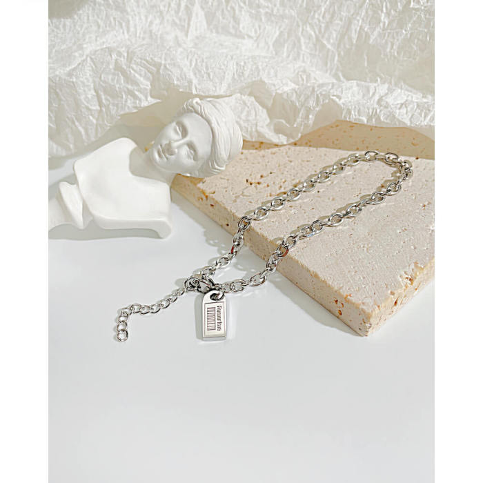 Wholesale Forever Love Steel Couple Bracelet