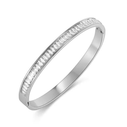 Wholesale Stainless Steel CZ Banlges