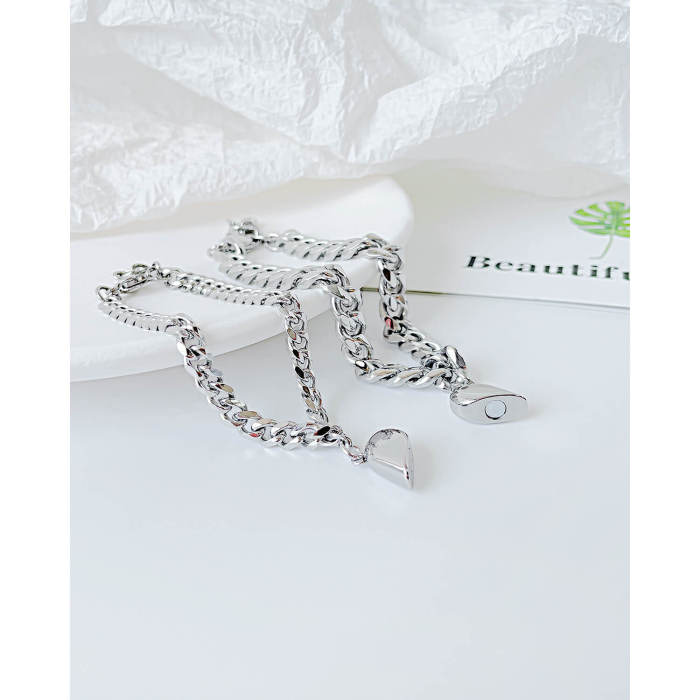 Wholesale Stainless Steel Magnetic Love Couple Bracelet