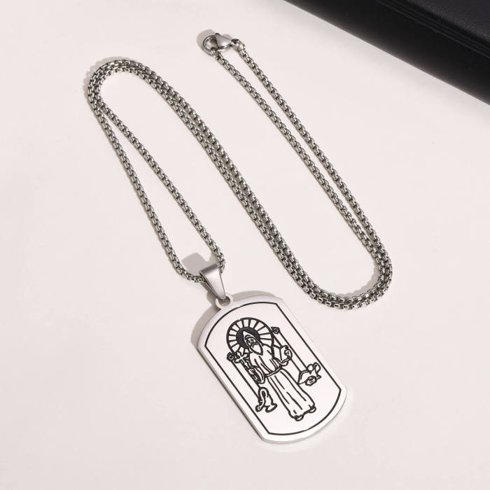 Wholesale Stainless Steel St. Benedict Pendant