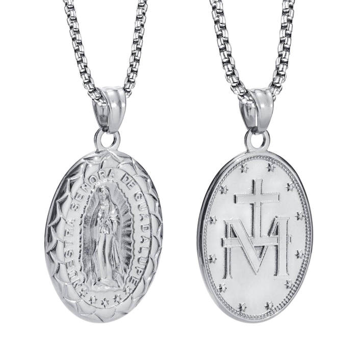 Wholesale Stainless Steel Female Oval Pendant
