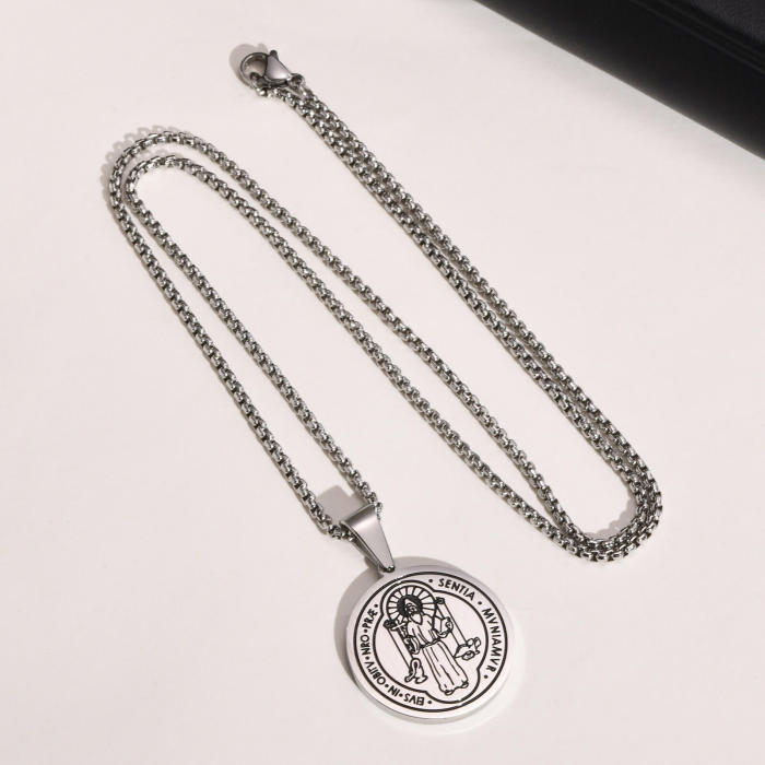 Wholesale Stainless Steel Saint Benedict Pendant