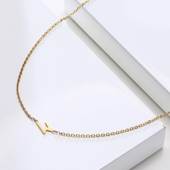Wholesale Stainless Steel M Necklace