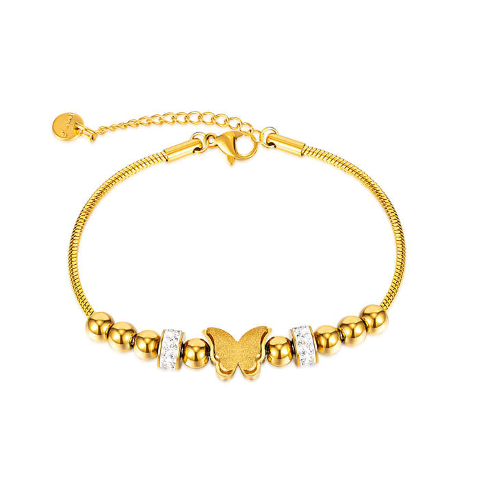 Wholesale Stainless Steel Bracelet with Butterfly