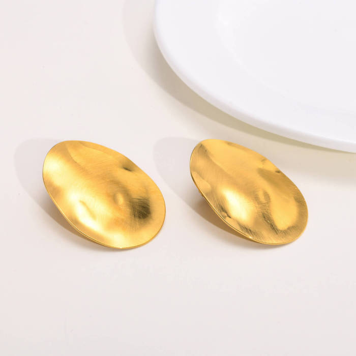 Wholesale Stainless Steel Matt Earring