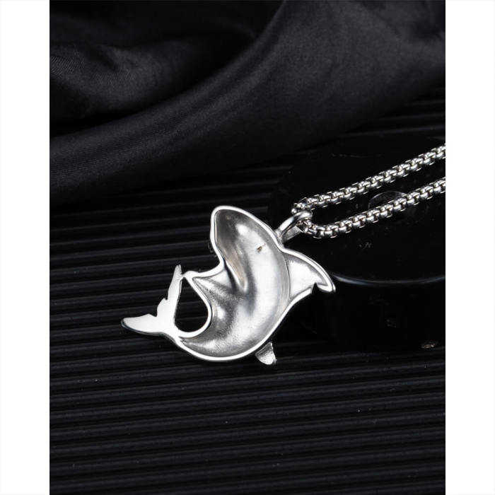 Wholesale Stainless Steel Shark Pendant