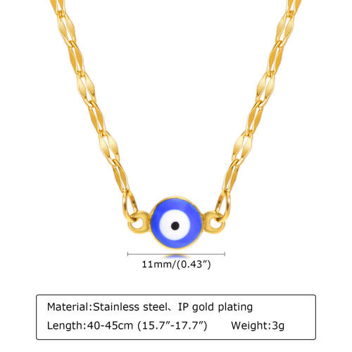 Wholesale Stainless Steel Devil's Eye Necklace