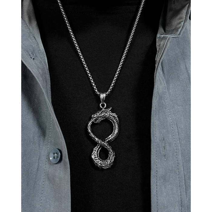 Wholesale Stainless Steel Men Dragon pendant
