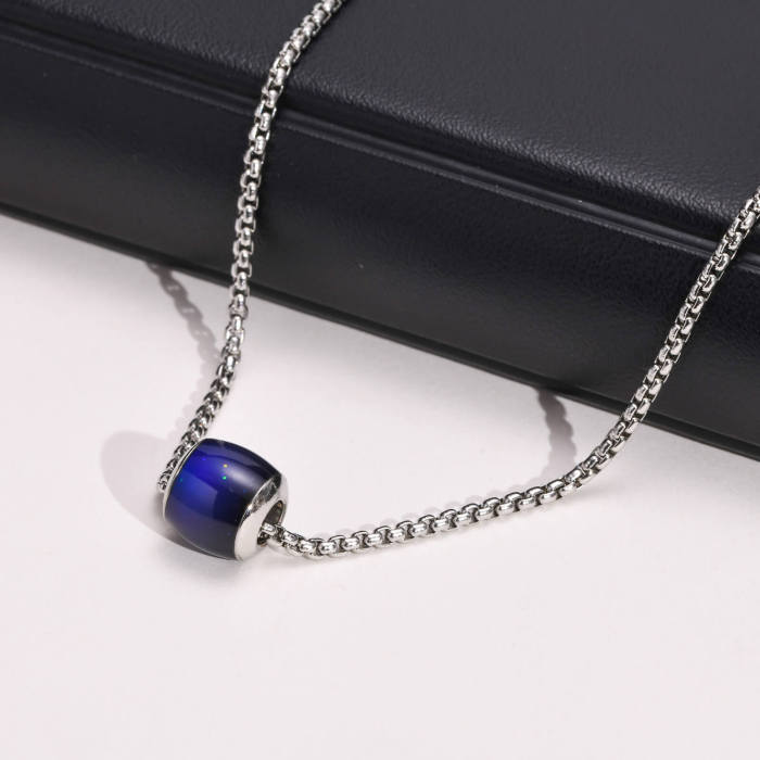 Wholesale Stainless Steel Temperature Change Color Bead Pendant