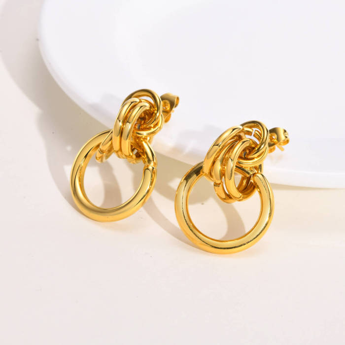 Wholesale Stainless Steel Women Fashion Earring