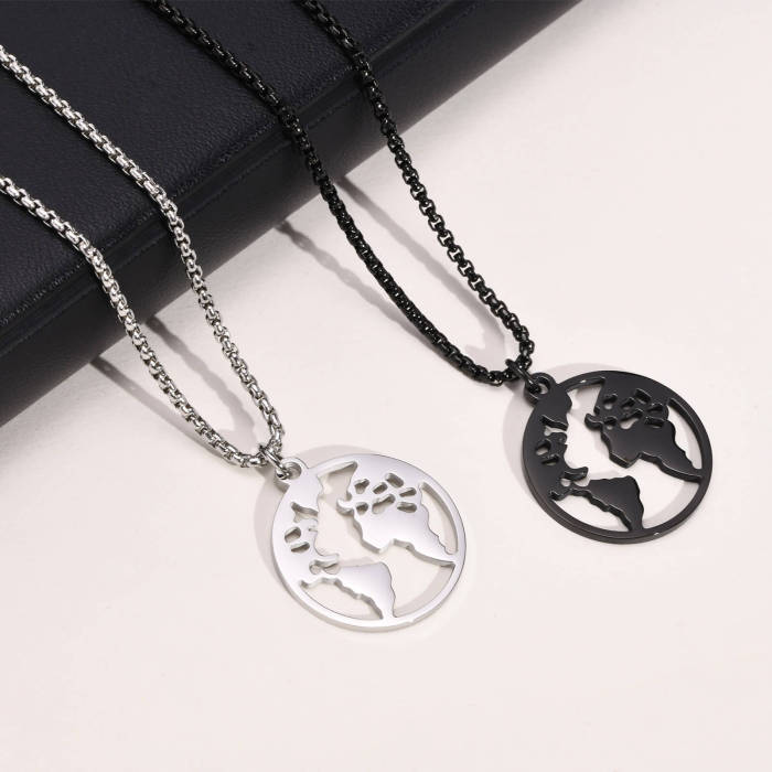 Copy Wholesale Stainless Steel Solomon Pentagram Pendant