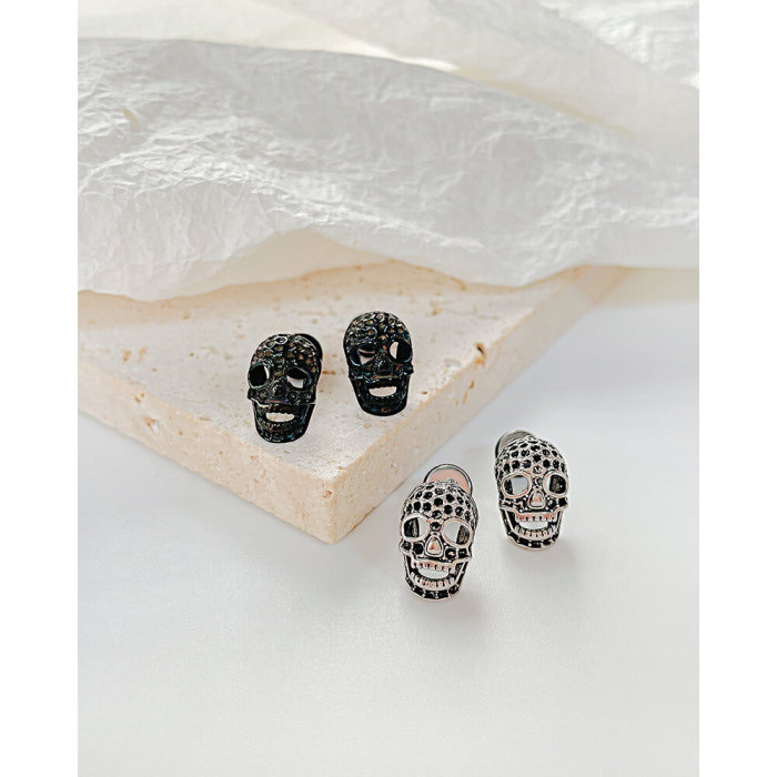 Wholesale Stainless Steel Skull Earrings
