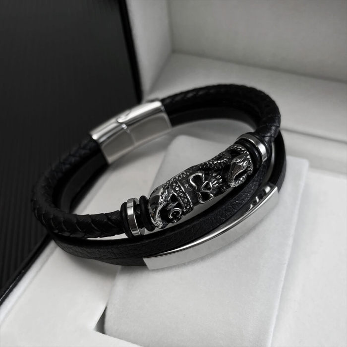 Wholesale Multi-layer Braided Leather Bracelet