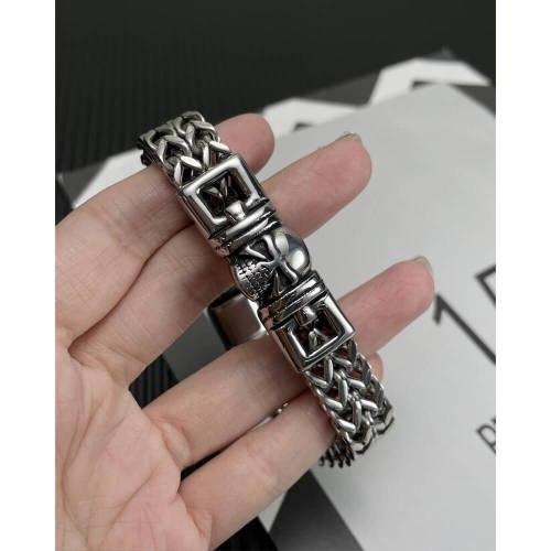 Wholesale Stainless Steel Double-row Chain Bracelet